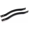 LatchWell NEW Black & Wood Interior Door Pull Straps /