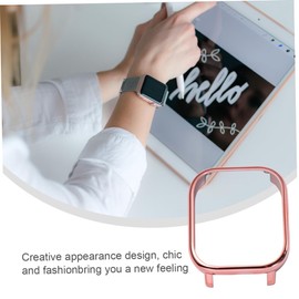 NUOLUX Computer Watch Case Computer Shell Computer Accessories Protector Cassley Trim Sport Case Frame Protective Case Watch PC Pink