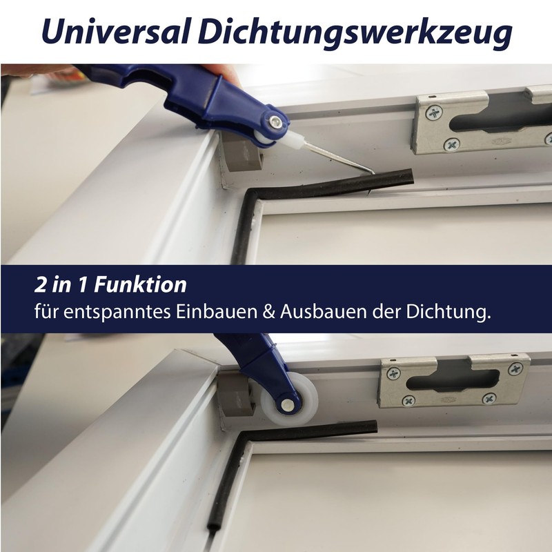 Seal Roller for Window Seal, Door Seal 2-in-1 Seal Tool
