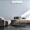 MECCANIXITY Air Conditioner Cover 31-34 Inch Knitted Elastic Cloth Dustproof
