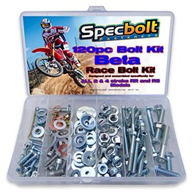 190pc Specbolt Beta RR RS Xtrainer Motorcycle Bolt Kit 250 300 350 390 400 430 450 480 498 520 525 2 & 4 Strokes
