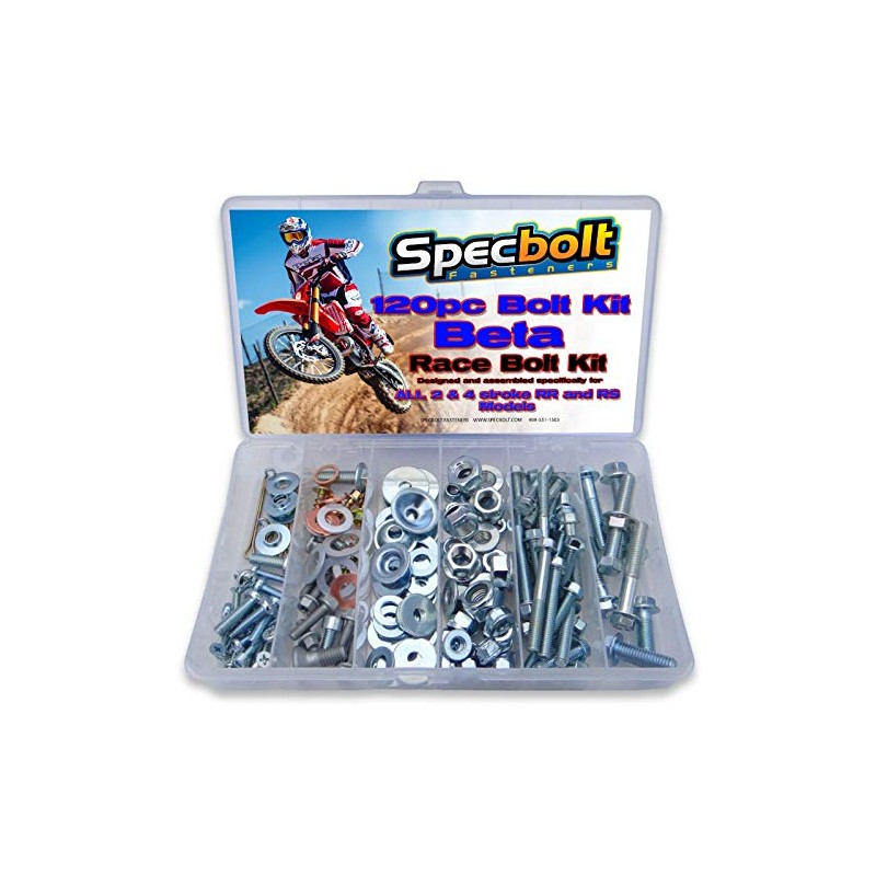 190pc Specbolt Beta RR RS Xtrainer Motorcycle Bolt Kit 250