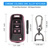 QBUC for Chevy Key Fob Cover with Keychain Soft TPU