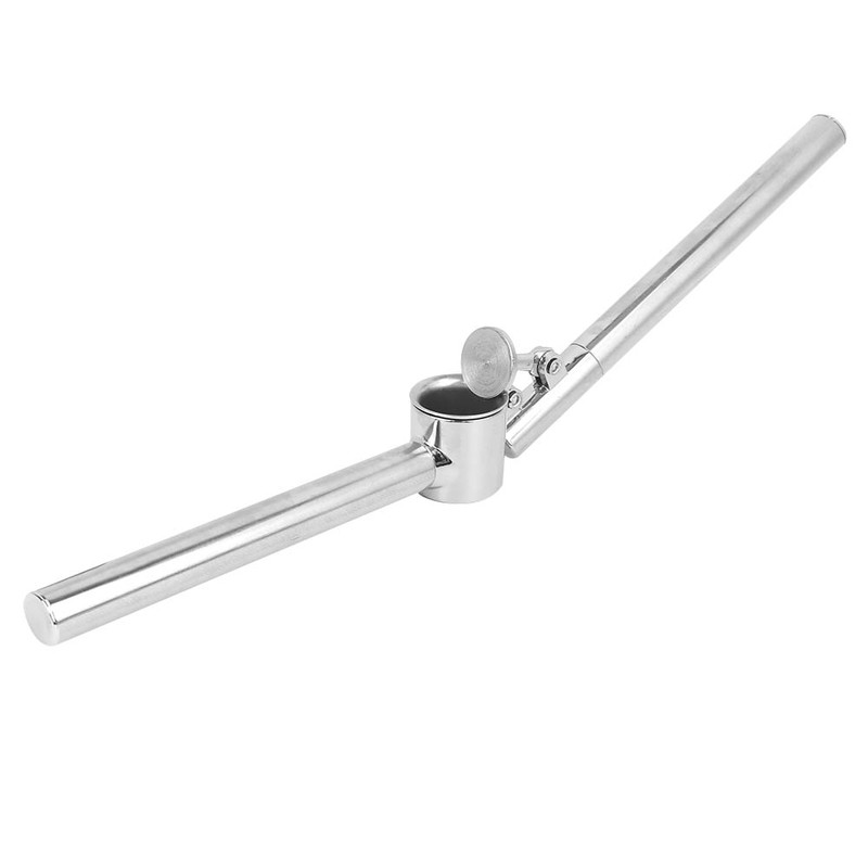 Stainless Steel Manual Food Garlic Press Crusher Mincer Squeezer Household