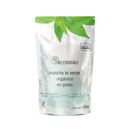 Tree Essentials Suplemento de matcha, Envase con 80 g de Uso Nutricional                                                                              