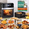 Yunshengmy Air Fryer Magnetic Cheat Sheet Set, Air Fryer Magnets