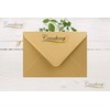 C5 Gold Envelopes for A5 Cards x 10 Pack. Metallic