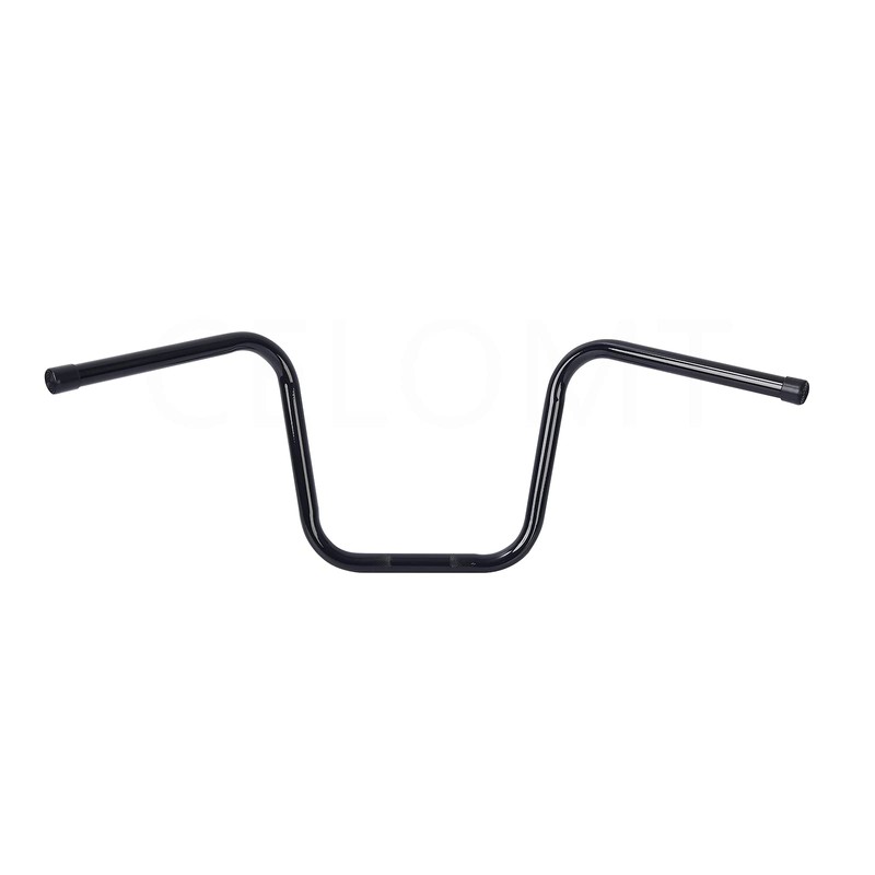 CELOMT 7/8'' Ape Hanger Handlebars (8'' Rise, Black Iron)