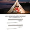 2Pcs Mini Flashlight Pocket Clip Stainless Steel ABS Rechargeable 600mAh
