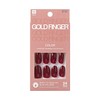 GoldFinger 24 Pcs Press On Nails, Medium Oval Fake Nails,
