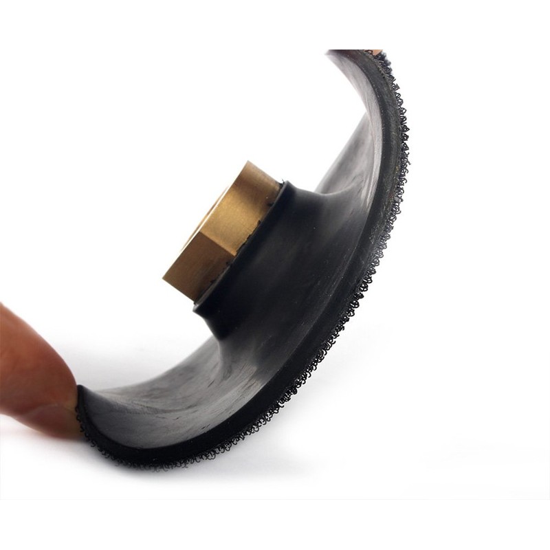 Flexible Rubber Backer Pad 5 inch Hook&Loop Back Holder 5/8-11