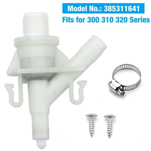 gef_7637 Replace Dometic 310 Toilet Parts Plastic Water Valve Kit