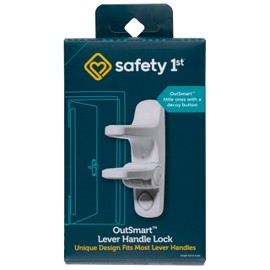 Safety 1st Safety 1st HS2890300 Outsmart Lever Handle Lock, White, 1 Pack