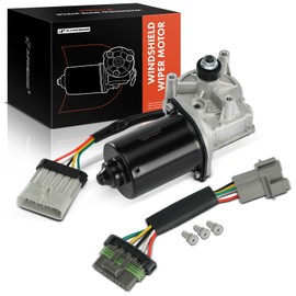 A-Premium Front Windshield Wiper Motor Compatible with Kenworth T2000 2008-2011, T700 2011-2015 & Peterbilt 387 2000-2008, 5-Pin, Left Hand Drive