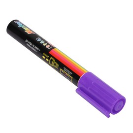 Plastic Bee Queen Marker Pen Water Based Paint Pen Marker Queen Bee Marking Kit Beekeeper Equipment 8 Colors (Purple)