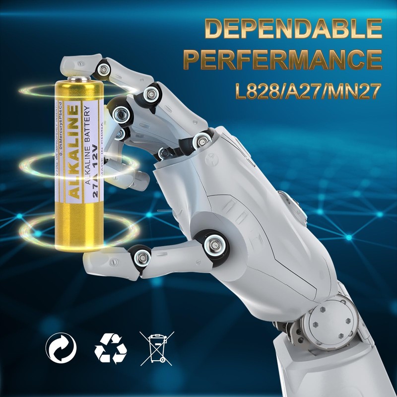 kunying A27 27A 12V Alkaline Battery 10 Pack,27a 12v Battery