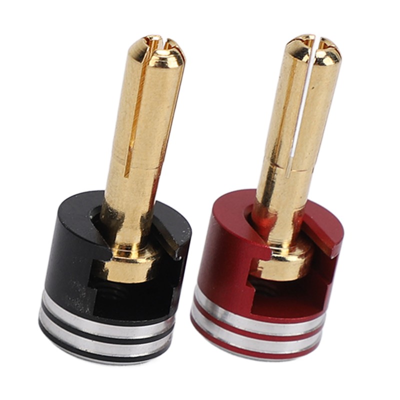 Heatsink Bullet Plug Grip Aluminium Alloy and Copper Banana Plug