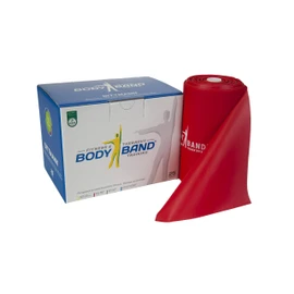 Dittmann Medium Gymnastikband, rot, 5.5m x 14.5 cm x 0.20 mm