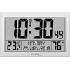 Technoline WS 8016 Digital Radio Wall Clock with Temperature and