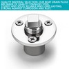 YUSOVE Garboard Drain Plug Kit,Marine 316 Stainless Steel Drain Plug