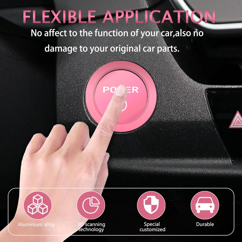 SENSHINE Knob Cover for 2025 2026 Toyota Camry LE/SE/XLE/XSE Accessories