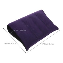 TEHAUX Lightweight Inflatable Travel Pillow for Comfort and Support and Home Use Versatile Lumbar Cushion Compact Design for Easy Carrying