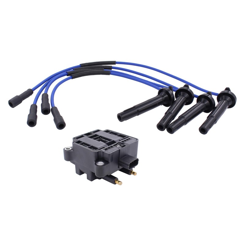 ApplianPar Ignition Coil Pack and Spark Plug Wiring Harness Set