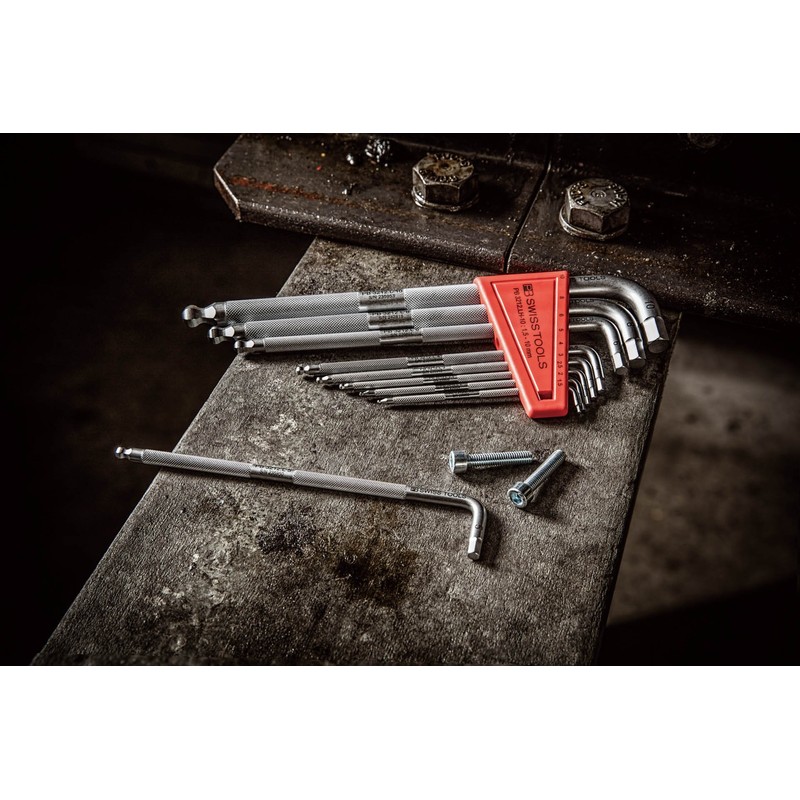 pbswisstools Knurling 3-Pack, Hex Wrench Set (pi-bi-suisutu-ruzu) 3212lh – 10