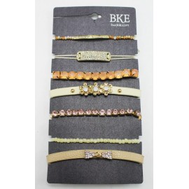 Buckle New 7 Piece Bracelet Set with Rhinestones by Buckle nwt #B1322