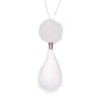 Pom Pom Car Pendant Rhinestone Embedded Sturdy Metal Cute Animal
