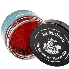 Maison du Savon de Marseille - Hammam Black Soap with Eucalyptus Oil - Exfoliating Body Scrub for Smooth Skin - 200g