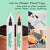 Garden Markers for Outdoor Use, 0.8 mm Medium Point, Black