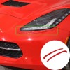 e-power-auto-Trim Fits Corvette C7 2014-19 Headlight Lamp Brow Decorative Sticker