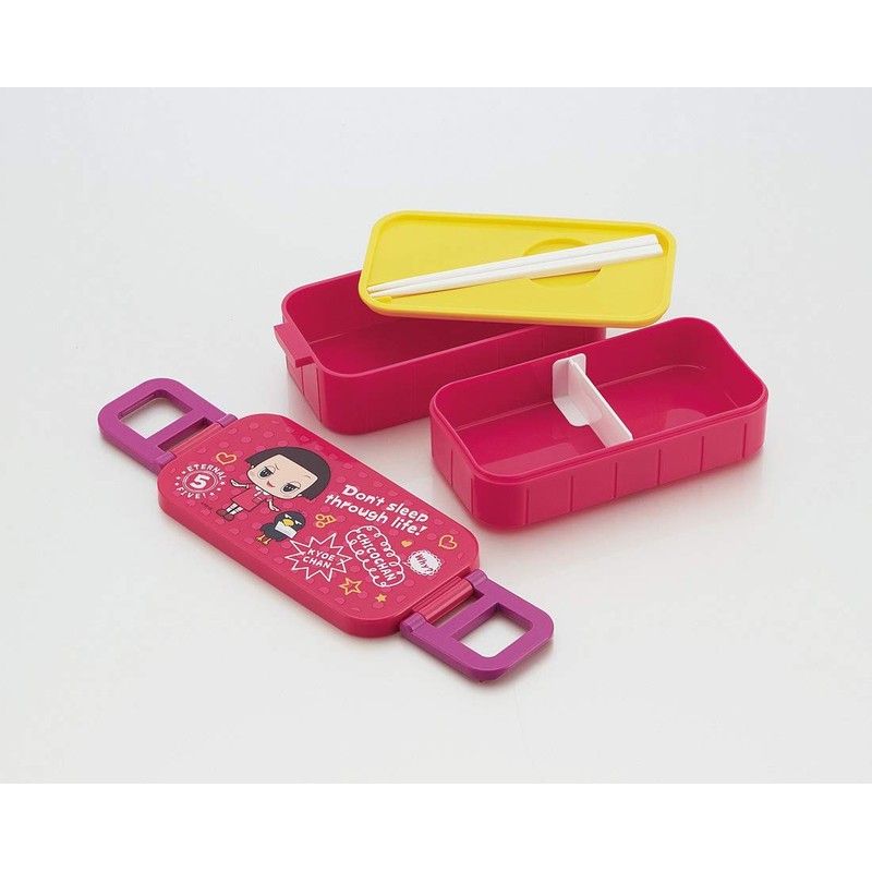Skater YZW3 Bento Box, 2-Tier Lunch Box, Scolded by Chiko,