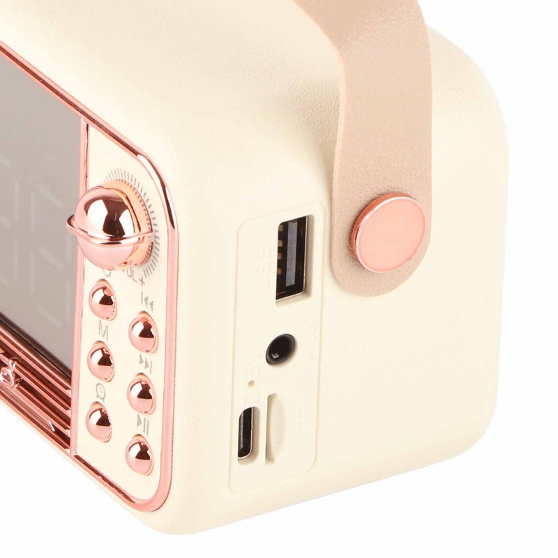 Retro Portable Bluetooth Speaker Wireless Mini Bluetooth Speaker Classical Retro