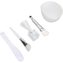 Juego de Cuencos para Mezclar Mascarillas, Cepillo para Cuencos para Mascarillas, 5 Piezas, Mascarilla Facial DIY para Mezclar, Herramienta para Mascarillas Faciales, Cepillo de