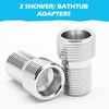 BLUMKRAFT 2 x M1/2"-M3/4" short male connectors, 15 x 21