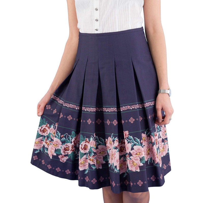 Country Line Costume Skirt Blue 10263 4335, 4335 Medium Blue/Dusky