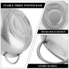 ASelected Stainless Steel Colander 22CM,Micro-Perforated Metal Colander With Handle,Heavy Duty&Healthy