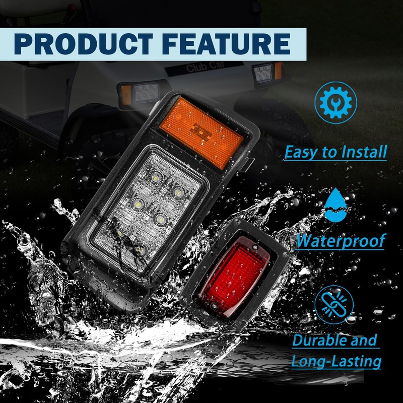 CartClan Club Car DS LED Light Kit, Golf Cart Factory