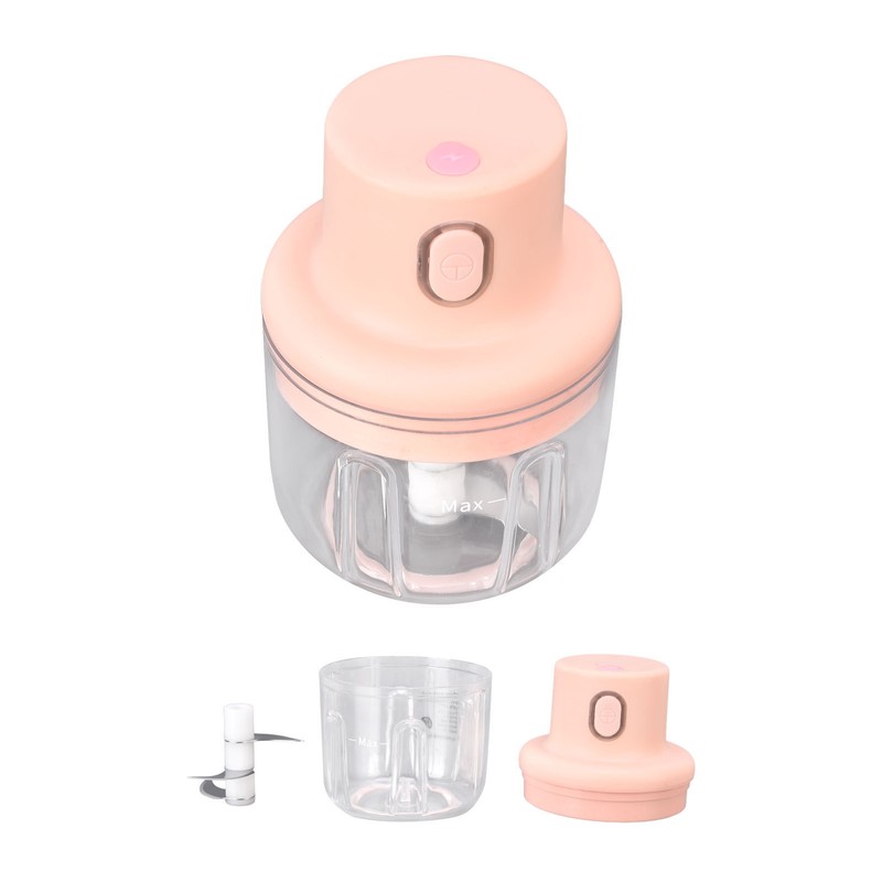 Mini Garlic Chopper Space Saving Small Size Clean Easily Simple