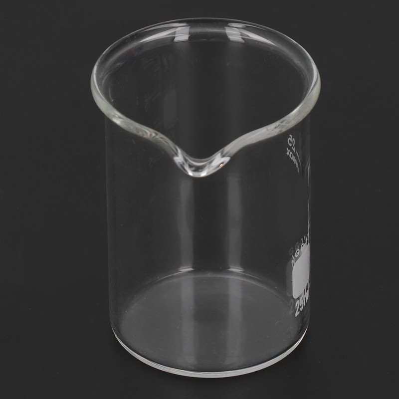 10PCS Glass Beaker Set Experiment Measuring Cup with Scale Teaching