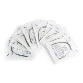 Arcos niti redondos, 30 bolsas con 10 Arcos niti, arcos ni-ti, archwire dental, ortodontic wires. 300 piezas en total.