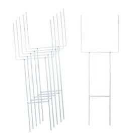 30" Heavy Duty Yard Stakes, 5 Pack, .25 Diameter Metal Frame Wire Step Stake for Yard Signs (5 Pack)
