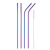 ZOHO Reusable Premium 8.5" Stainless Steel Straws – Set of