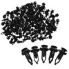 ideamall Car Bumper Fixed Push Rivet Bumper Clips 9mm Black
