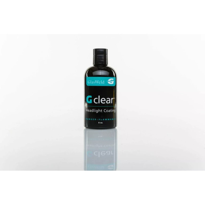 GlasWeld Gclear Coating & Pad with 8 oz. Bottle Gclear