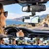 Rearview Mirror Phone Holder for Car, Adjustable Navigation Phone Mount