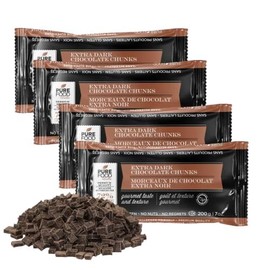 Dairy Free Dark Chocolate Chunks, 7oz (3 Pack) | All Natural | Certified Kosher | Vegan, Gluten-Free, Dairy-Free, Nut-Free | Allergen Friendly Baking Chocolate