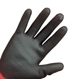 24 PAIRS PU COATED SAFETY WORK GLOVES GLOVE GARDEN GRIP MENS BUILDERS GARDENING (Large (9))